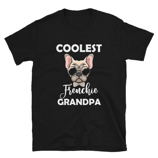 Coolest Frenchie Grandpa Short-Sleeve Unisex T-Shirt