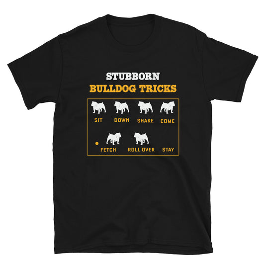 Bulldog Tricks Short-Sleeve Unisex T-Shirt