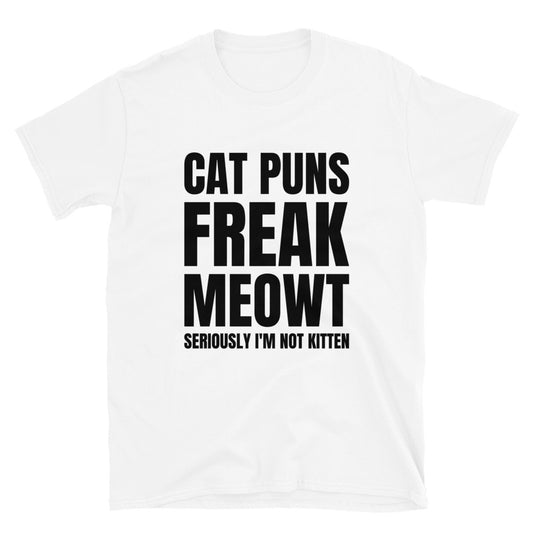 Cat Puns Short-Sleeve Unisex T-Shirt