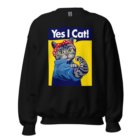 Yes I Cat Unisex Sweatshirt